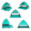 Automatic Pop Up Beach Tent 2-3 People UPF 50+ Portable Canopy 16
