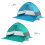 Automatic Pop Up Beach Tent 2-3 People UPF 50+ Portable Canopy 4