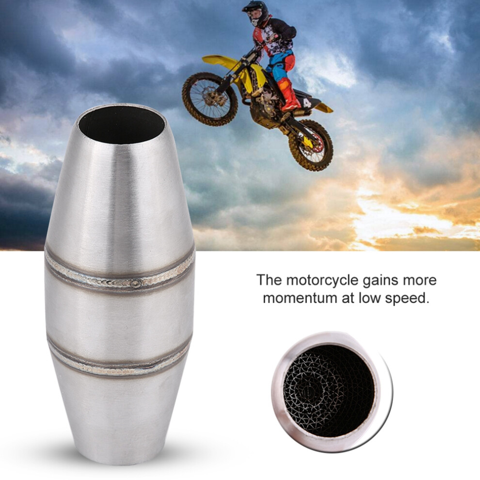 35mm Universal Exhaust System for Motorcycles - Stainless Steel