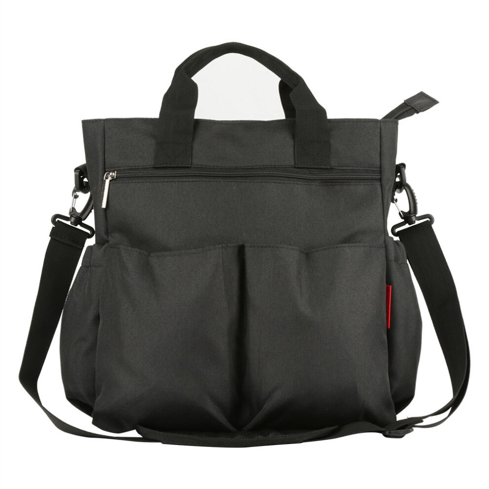 Large Capacity Insular Baby Diaper Nappy Bag - 30X10x33.5cm Black