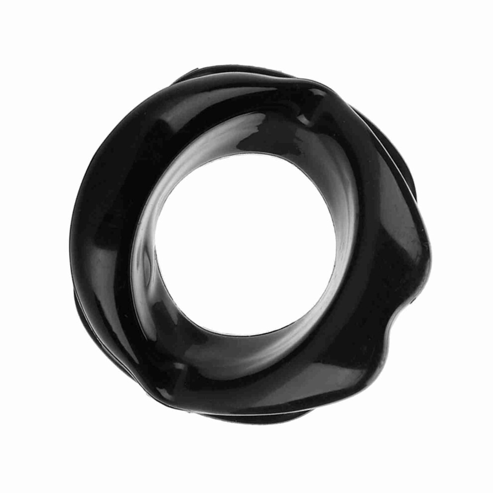 Black Silicone Face Tightening Exerciser For Cheeks And Chin Muscles