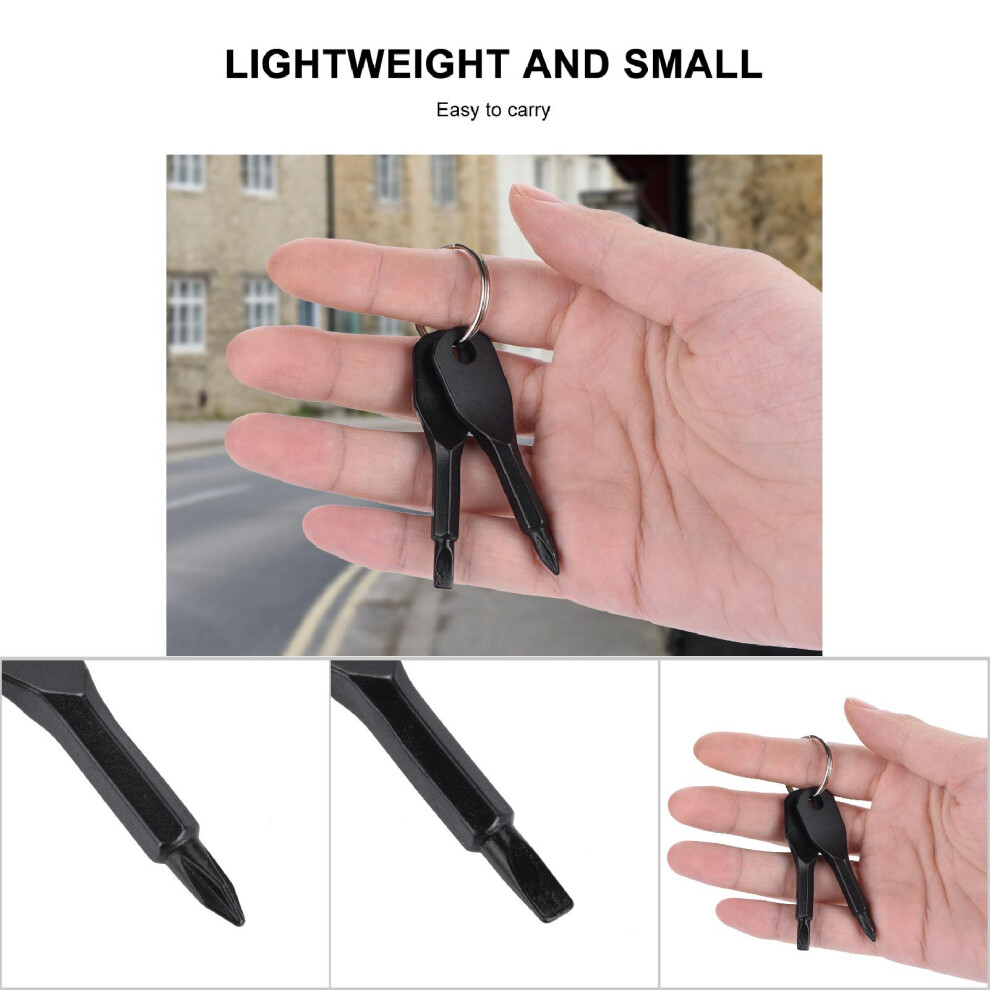 Lightweight Black Stainless Steel Screwdrivers with Handy Key Ring-image-OPC-PJ6S6TV-NEW