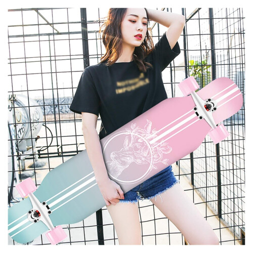 Deluxe Longboard 8 Layer Maple 42' with ABEC Bearings
