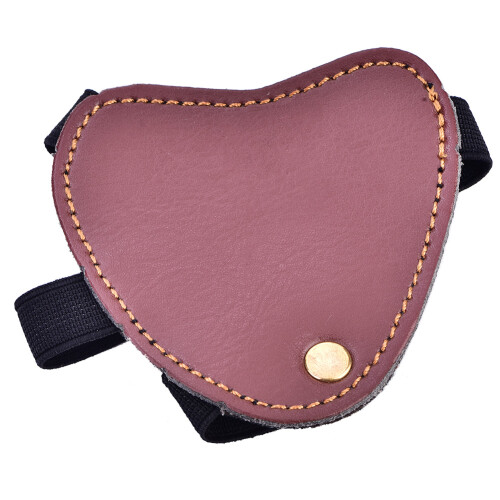Left Hand PU Archery Guard Brown for Hunting and Shooting Protection 1