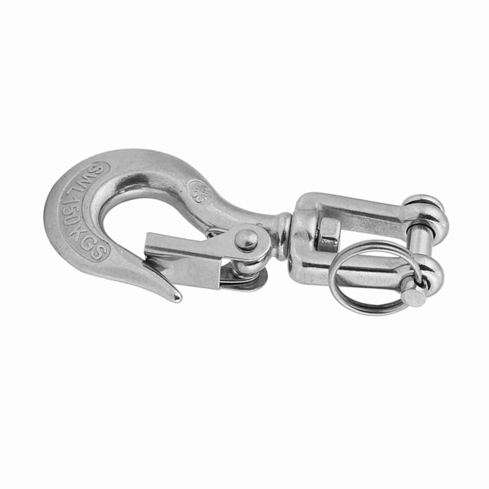 304 Stainless Steel 90Mm Swivel Snap Hook Clevis 150Kg Load Capacity 3611330005862
