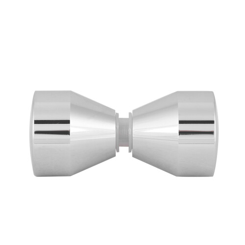 Glossy Chrome Plated Pull Handle Knob for Shower Glass Doors #1
