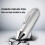 Stainless Steel Guiro Musical Instrument with Scraper Rustproof Design 11