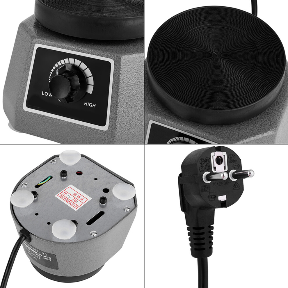 220V 100W Round Dental Vibrator Shaker Oscillator EU Plug for Gypsum Mixing-image-OPC-PJ6S8CS-NEW