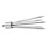 Durable 8mm Screw Fishing Spear Fork Harpoon for Fish Frog Eel Catching 3