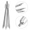 Durable 8mm Screw Fishing Spear Fork Harpoon for Fish Frog Eel Catching 7