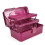 Glitter Pink & Craft Tool Storage Box,3-Layer Stackable Carry Tackle Box Sewing Box Organizer for Ar 1