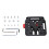 V Lock Assembly Quick Release External Battery Plate, Aluminum, Black 2