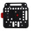V Lock Assembly Quick Release External Battery Plate, Aluminum, Black 3