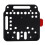 V Lock Assembly Quick Release External Battery Plate, Aluminum, Black 7