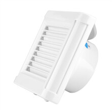 15W Wall Mount Exhaust Fan 100mm Low Noise Bathroom Kitchen Ventilation