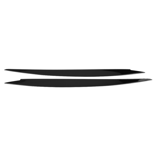 Pair Headlight Eyebrow Eyelids Cover for Golf 7 GTI 2013-2018 Black 1