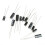 Complete Electrolytic Capacitor Assortment Kit 1000pcs 10V-50V 0.1uF-1000uF 5