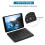 Wireless Bluetooth Keyboard with Touchpad for Windows & Android Tablets 6 Inch 9