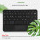 Wireless Bluetooth Keyboard with Touchpad for Windows & Android Tablets 6 Inch 7