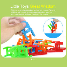 18Pcs Colorful Kids' Stacking Chairs Set – Fun Party Game Toys