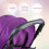 Black PU Leather Stroller Bar Cover - Anti-Bacterial & Durable 6