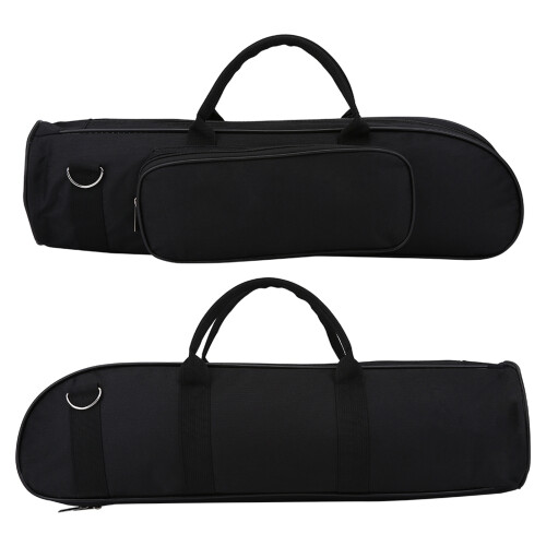 Compact Trumpet Case with Adjustable Strap & Multiple Storage Pockets