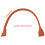 2Pcs Elegant Genuine Leather Bag Straps for DIY Projects - Brown 8