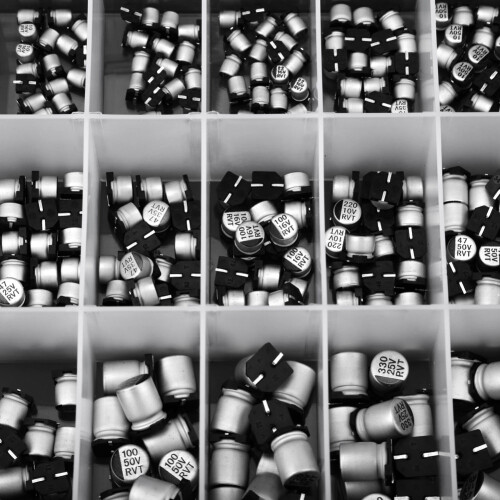 24 Values Assorted SMD Electrolytic Capacitors Kit 400pcs 1uF to 1000uF 2