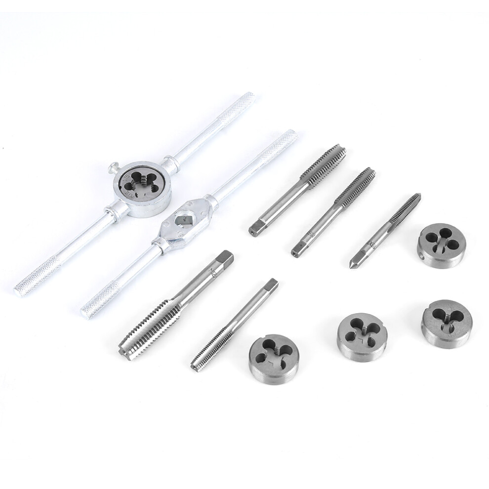 Durable 12Pcs M6-M12 Tap Die Set For Vehicles And Machinery Repair 4031330020754