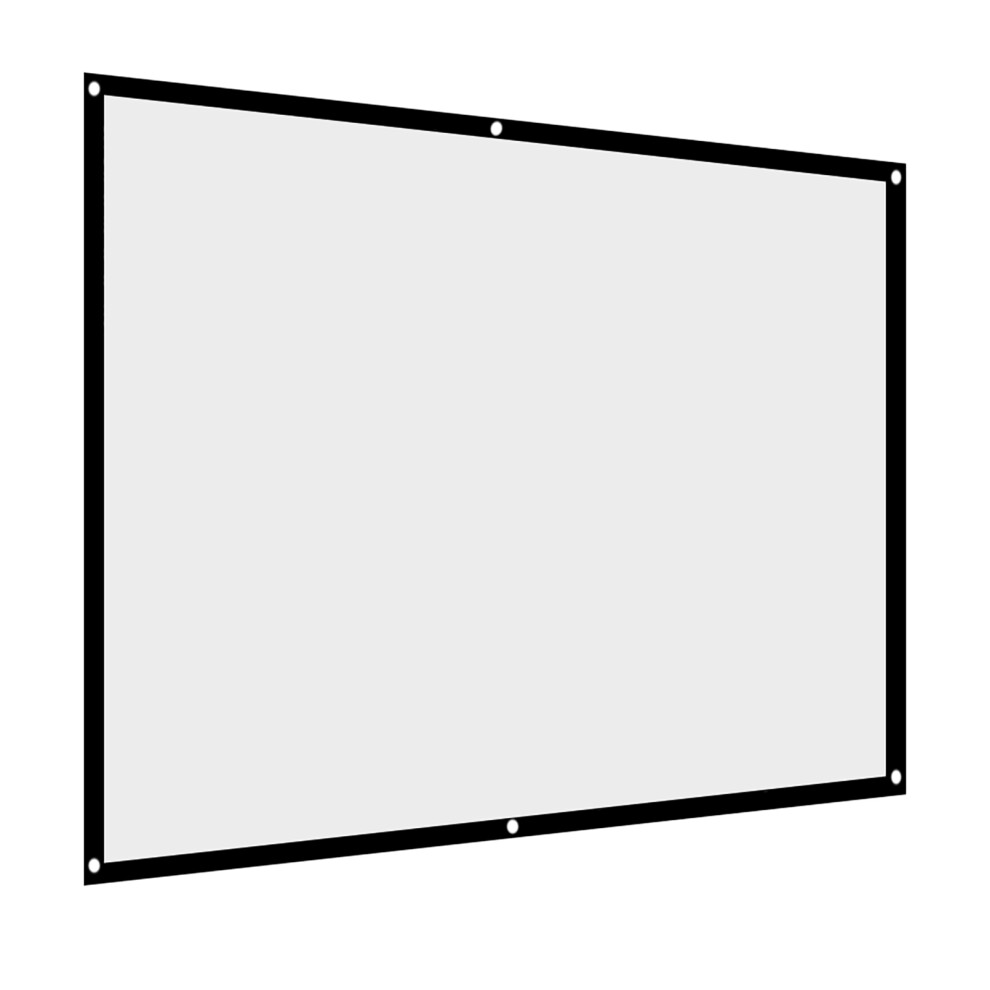 Portable Foldable 100In Projection Screen 4:3 - Indoor/Outdoor Use White 8491330020318