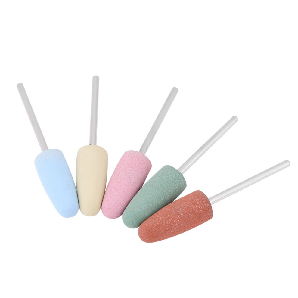 High Quality 5pcs Nail Art Smoothing Drill Bits for Manicure Machine