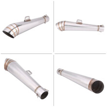 Universal Muffler Exhaust Tailpipe Tip for Motorcycle Stainless Steel