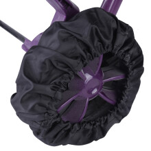 4Pcs Black Wheel Covers for Baby Stroller - Protect and Preserve Floors