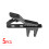 5 Pack Wired Microphone Lapel Clips 5mm Metal Tie Clip for Speech&Performance 10