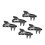 5 Pack Wired Microphone Lapel Clips 5mm Metal Tie Clip for Speech&Performance 9
