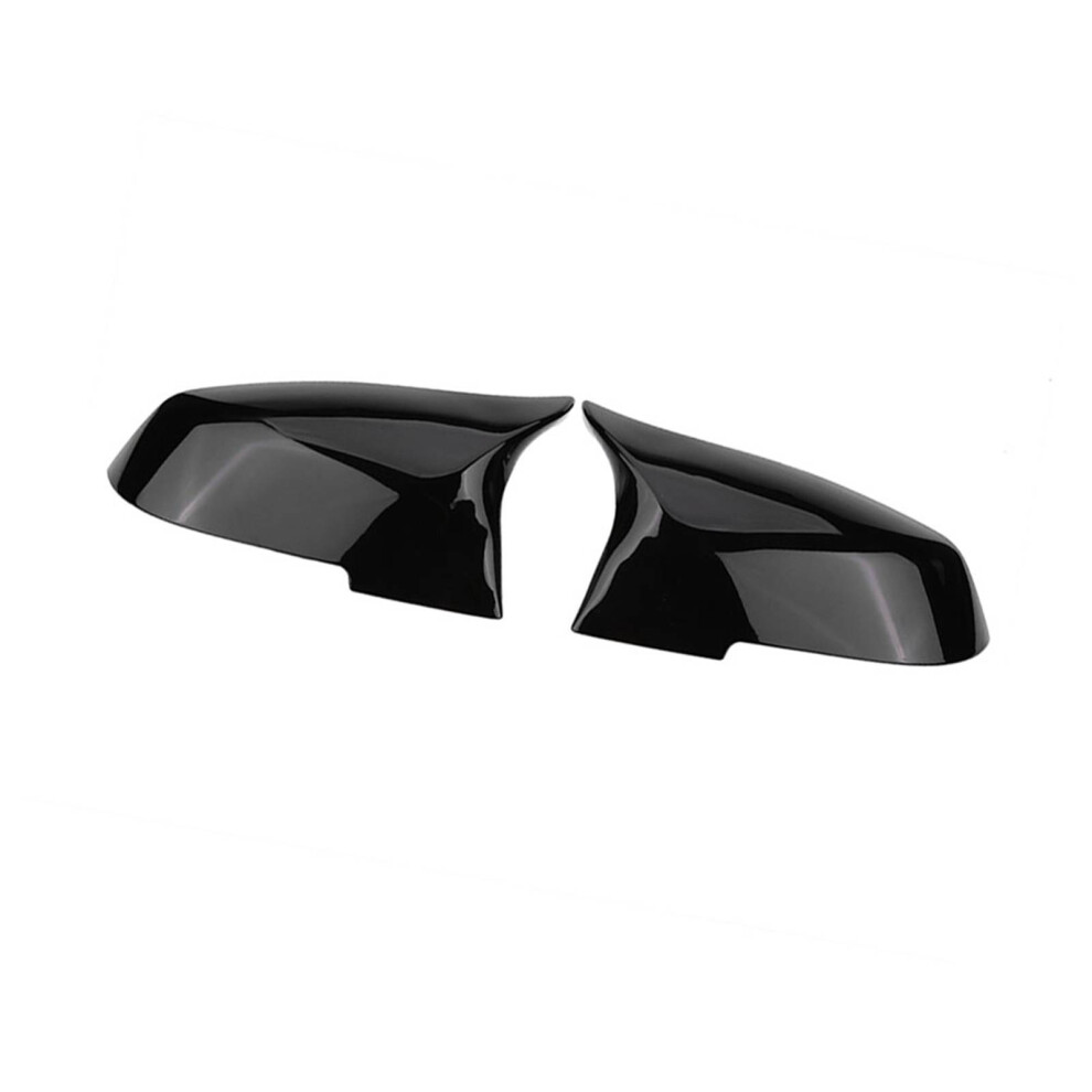 Glossy Rearview Mirror Cover Caps For 220I 328I 420I F20-F36 X1 E84 Black 9441330024235