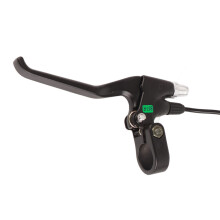 Robuste Aluminium- und Kunststoff-E-Bike-Bremshebel, Schwarz/Silber, 22,5 mm