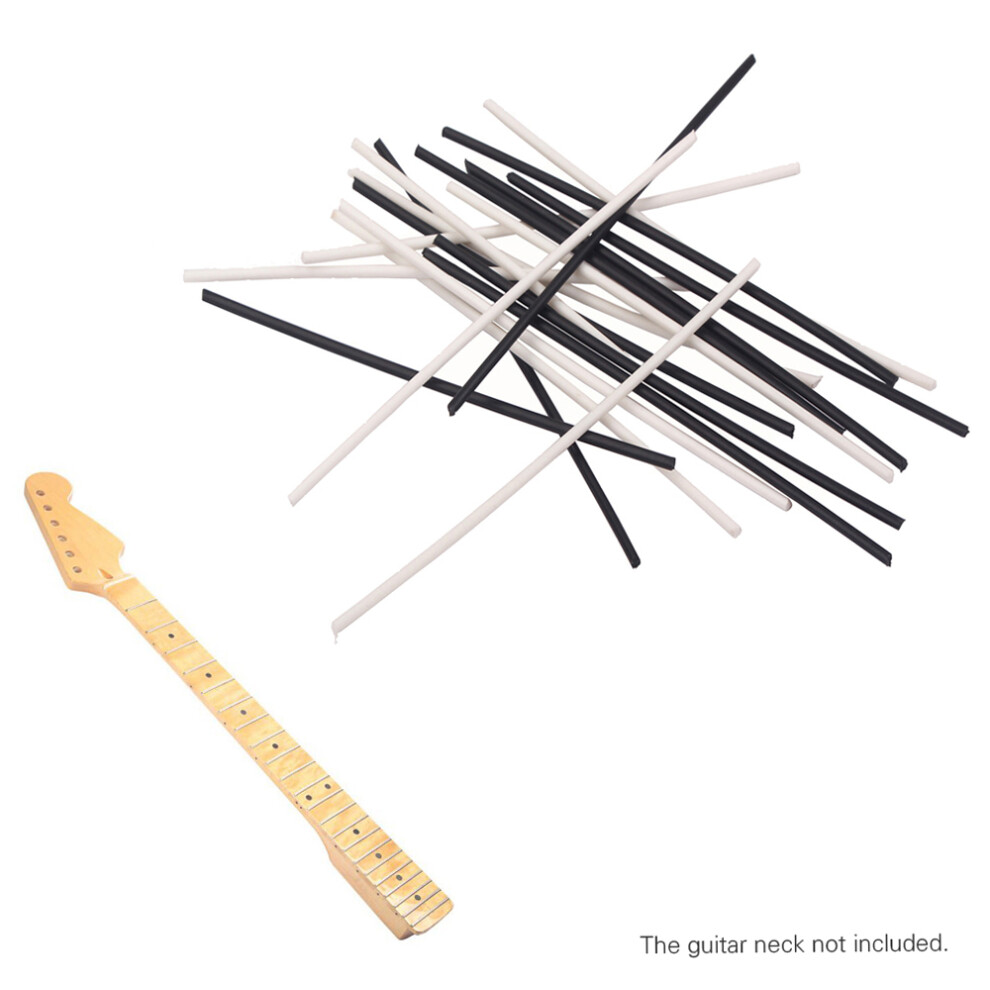 Guitar Bass Side Dot Position Markers 102mm 2mm Black & White 20pcs