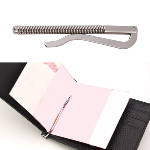 Electroplating Steel Money Clips for Leather Wallets - 5 Pcs Set