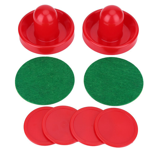 Durable Plastic Lightweight Ice Hockey Pushers & Pucks Set for Table Games 1