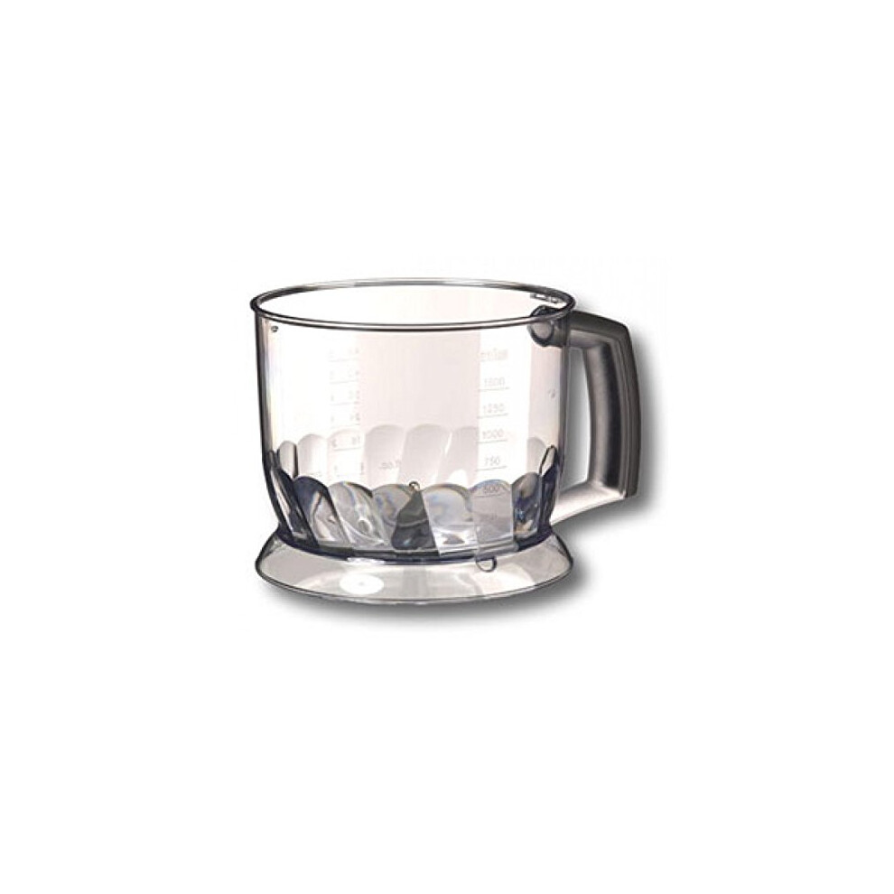 Braun Food Processor Container, 1500ml, Transparent, Plastic/Glass, FP6000 FP1000 Type 4191