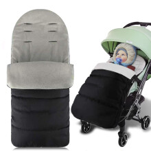 auvstar Toddler Stroller Padded Footmuff Cosytoes, Universal Newborn Blanket,Thick Velvet Pram Liner,Waterproof Warm Cold-Proof Detachable,Winter
