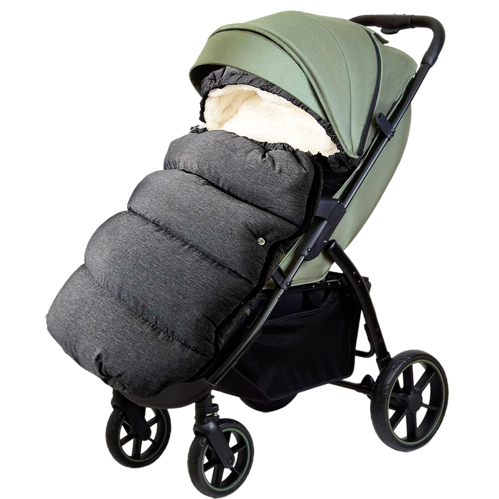 Pushchair Footmuff, Universal Baby Stroller Foot Muff, Foot Cover For Winter, Waterproof Windproof And Kick-Proof Pram Foot-Muff For Foot Aloskart