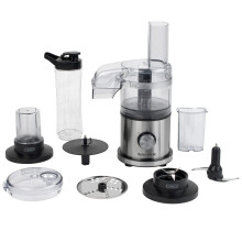 Salter EK5028 4-in-1 Food Processor and Blender, Electric Chopper, Slice, Blend, Grind & Shred, 2 Speeds & Pulse, Includes Dishwasher Safe; BPA Free