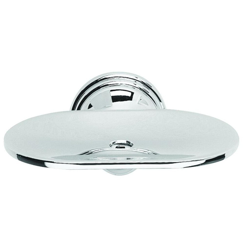 Croydex Westminster Chrome Rectangular Soap Dish