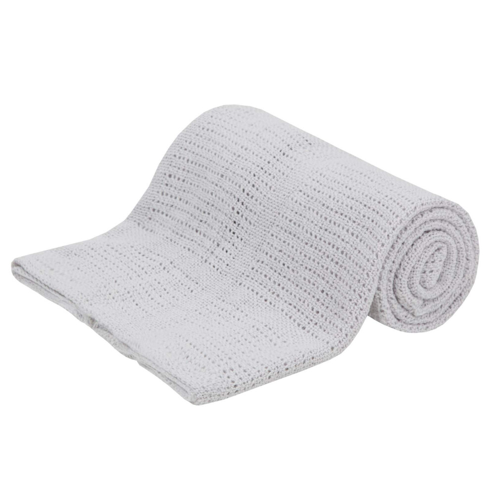Baby Cellular Blanket For Newborn Boys And Girls 100% Pure Cotton Extra Soft For Cot Crib Moses Baskets Pushchairs Prams Lora Dora