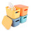 ASelected 4 Pcs Storage Boxes With Lids,Plastic Storage Boxes Kitchen Stackable Storage Baskets For Kitchen, Cupboard, Office, Bathroom, Toy 1