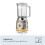 Ariete Blender Ariete Vintage Glas Positano 583POS 1000 W Gelb 2