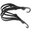 BSDDP Elastischer Helm Gepäckseil 63cm Schwarz für Motorrad Roller 16