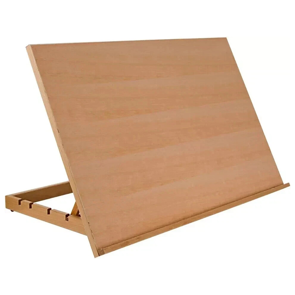 Adjustable Wooden Art Drawing Board Table Easel A3 Artist Craft Desk
